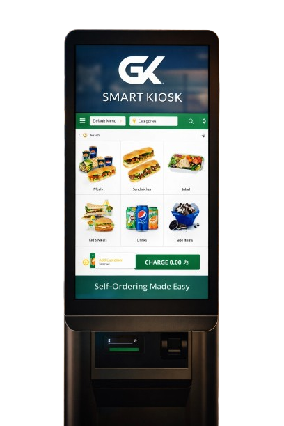 GK POS Custom Kiosk Mockup